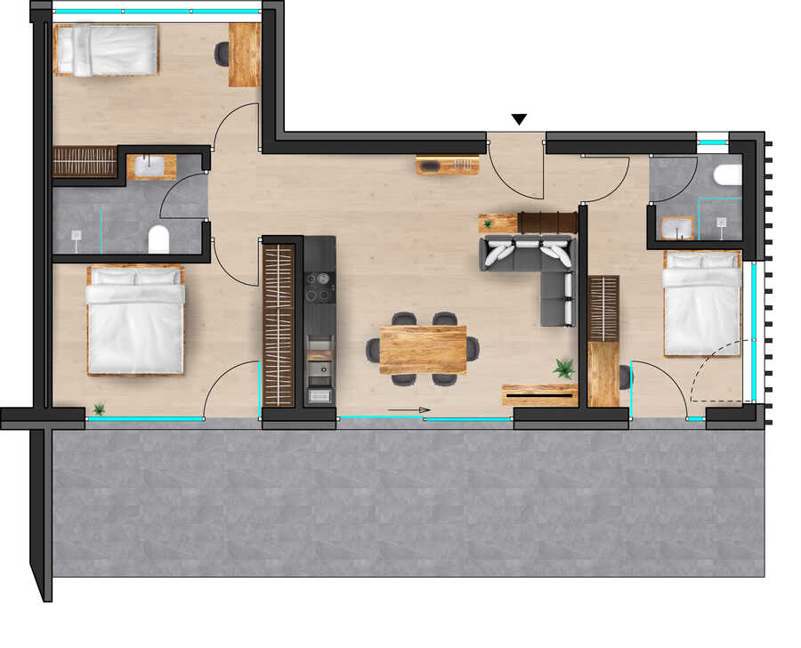 Exklusive 4-Zimmer-Terrassenwohnung mit Ortlerblick in Mals - exklusiv 2 Exklusive 4-Zimmer-Terrassenwohnung mit Ortlerblick in Mals - exklusiv 2