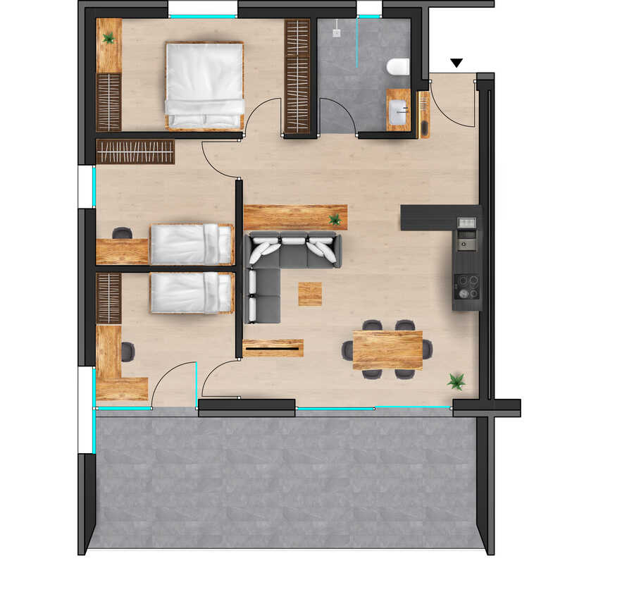 Exklusive 4-Zimmer-Dachgeschosswohnung mit Terrasse und Ortlerblick in 2 Exklusive 4-Zimmer-Dachgeschosswohnung mit Terrasse und Ortlerblick in 2
